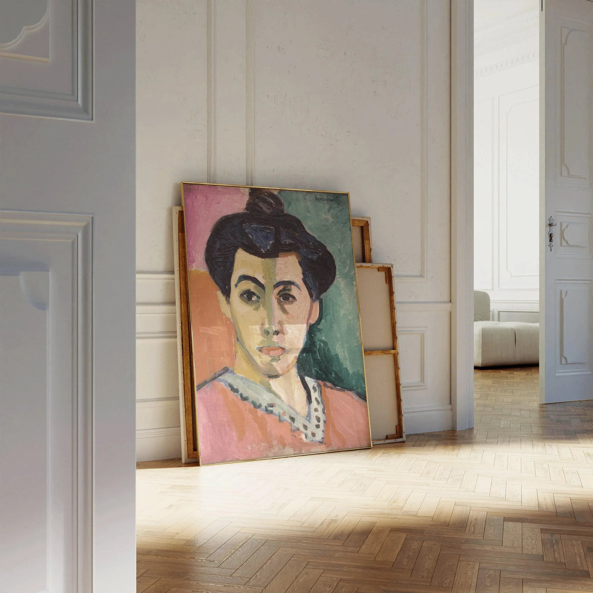 Henri Matisse - The Green Stripe | Famous Art Madame Matisse (available handframed or unframed)
