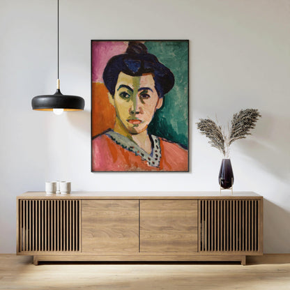 Henri Matisse - The Green Stripe | Famous Art Madame Matisse (available handframed or unframed)