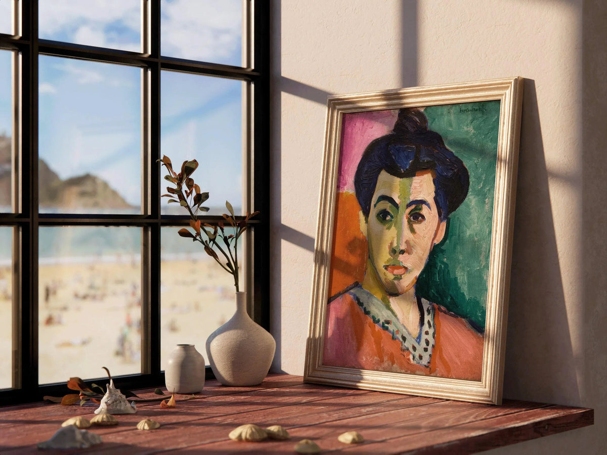 Henri Matisse - The Green Stripe | Famous Art Madame Matisse (available handframed or unframed)