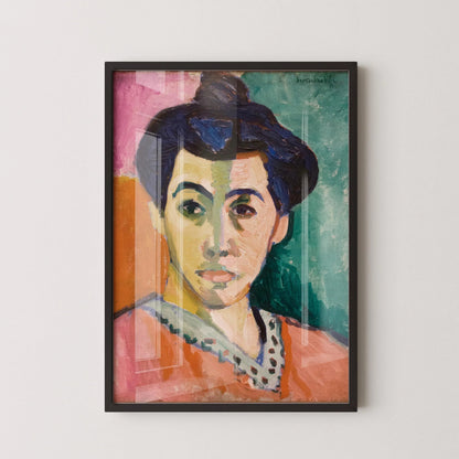 Henri Matisse - The Green Stripe | Famous Art Madame Matisse (available handframed or unframed)