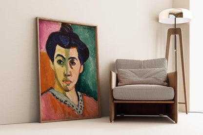Henri Matisse - The Green Stripe | Famous Art Madame Matisse (available handframed or unframed)