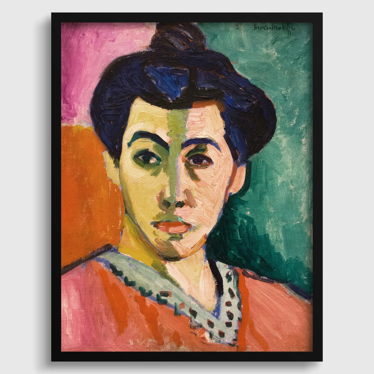 Henri Matisse - The Green Stripe | Famous Art Madame Matisse (available handframed or unframed)