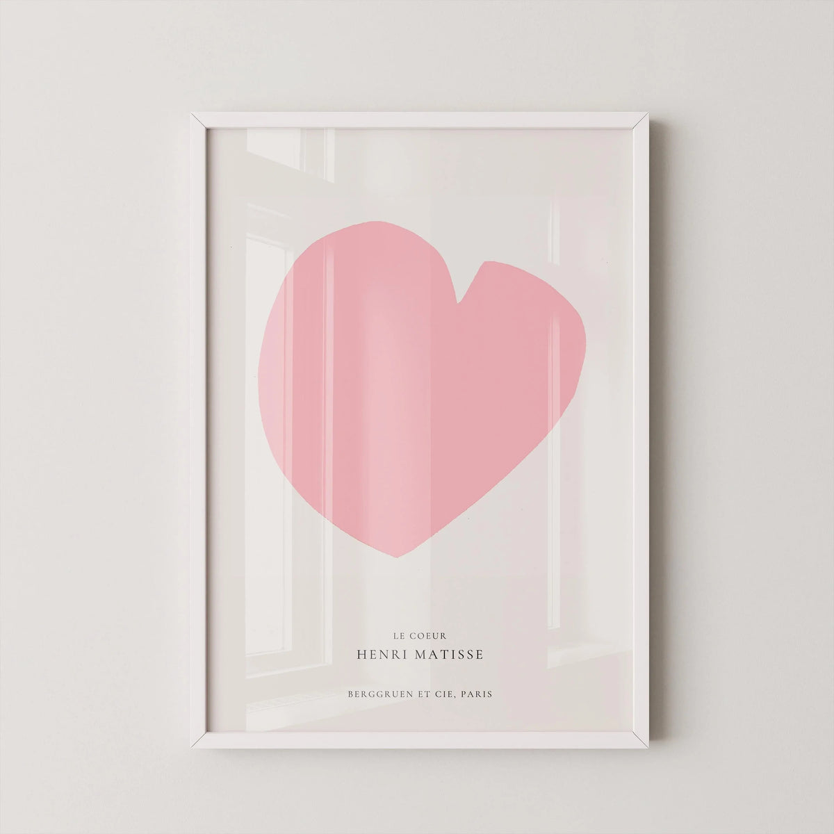 Henri Matisse 'The Heart' Giclee Art Print: Mid-Century Modern Pink