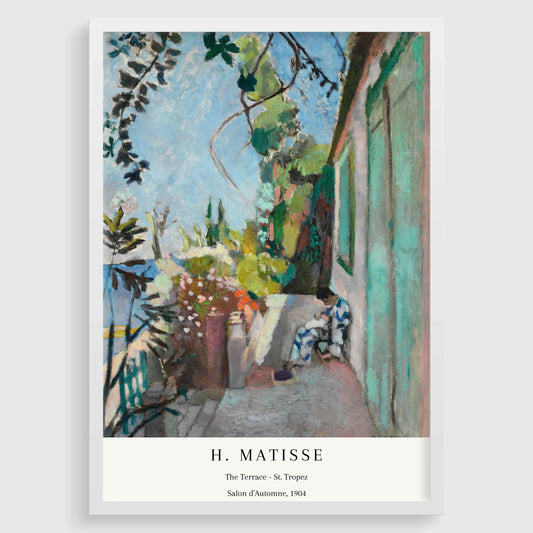 Henri Matisse - The Terrace St. Tropez | Famous Painting (available handframed or unframed)