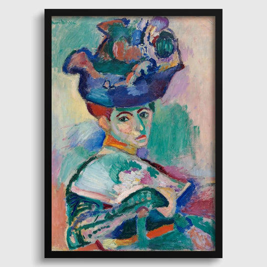 Henri Matisse - Woman with a Hat | Famous Art Madame Matisse (available handframed or unframed)