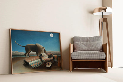 Henri Rousseau - The Sleeping Gypsy | Famous Art (available handframed or unframed)
