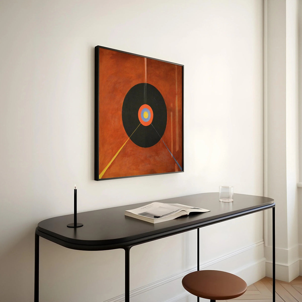 Hilma Af Klint STATEMENT TRIO Art| Abstract Vintage Art available framed 1x1