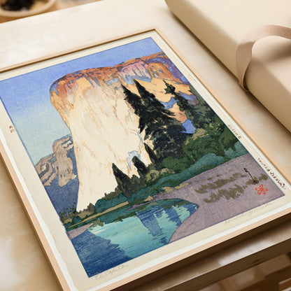 Hiroshi Yoshida - El Capitan Giclee Print: Vintage Japanese Woodblock Art
