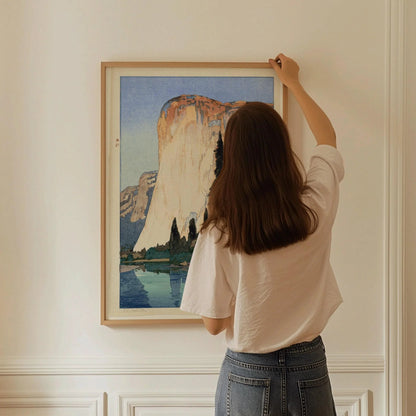 Hiroshi Yoshida - El Capitan Giclee Print: Vintage Japanese Woodblock Art