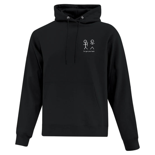 Hoodie "I got your back" brodé