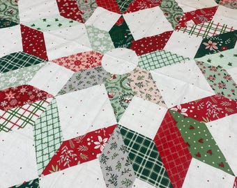 Mistletoe & Holly  54in x 54in Tree Skirt & Pot Holder Panel