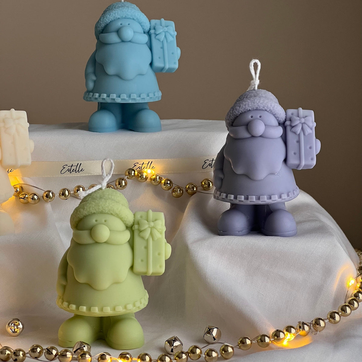 Cute Santa Claus Candle