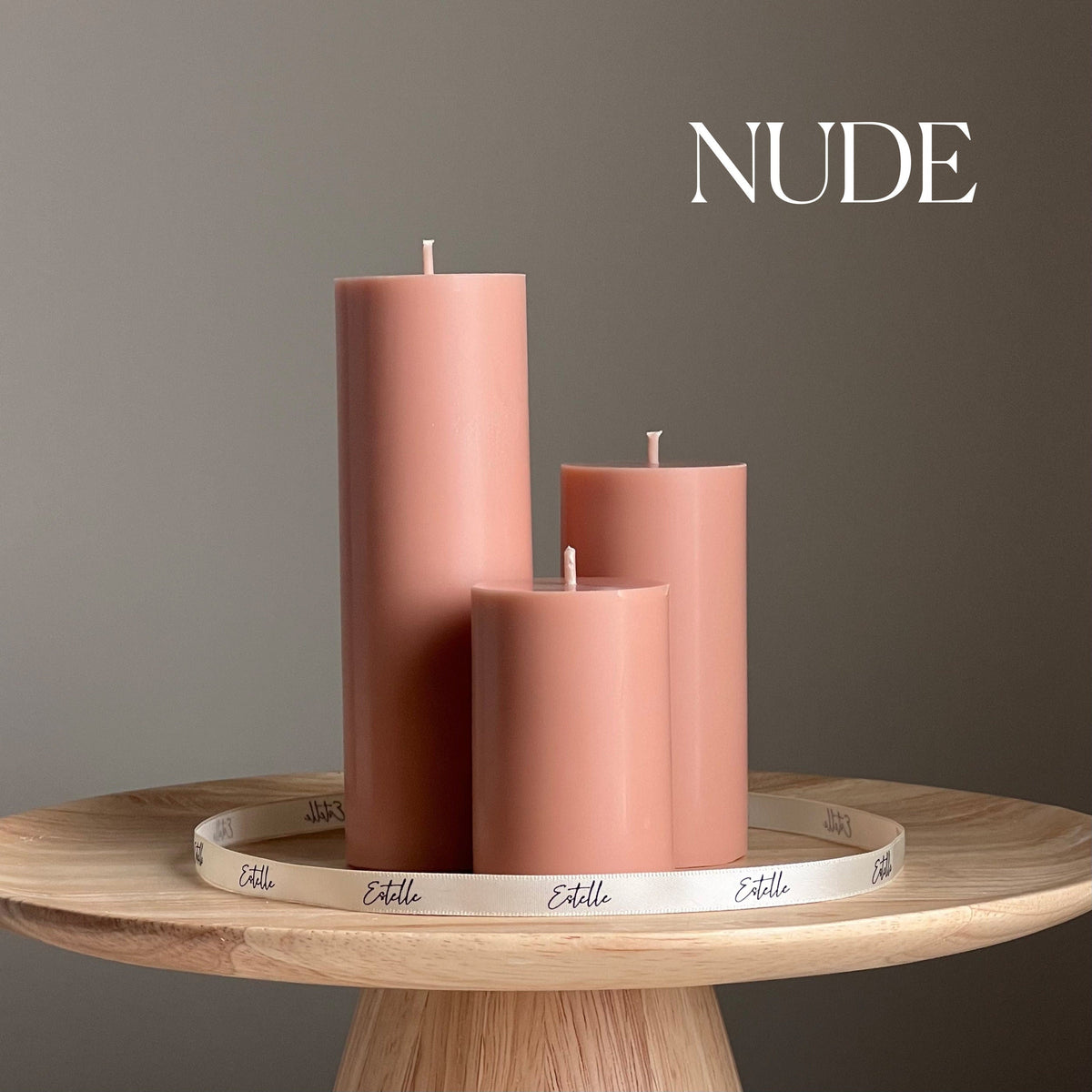 Handmade Soy Wax Pillar Candle | Unscented, Home Decor