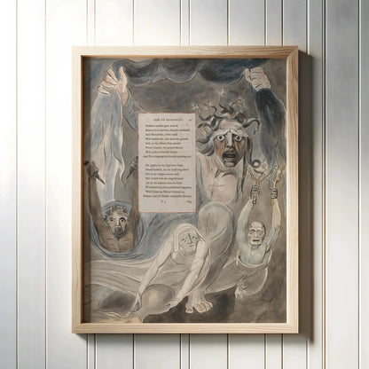 Art mural Visions Sombres : Collection d'estampes spirituelles mythiques