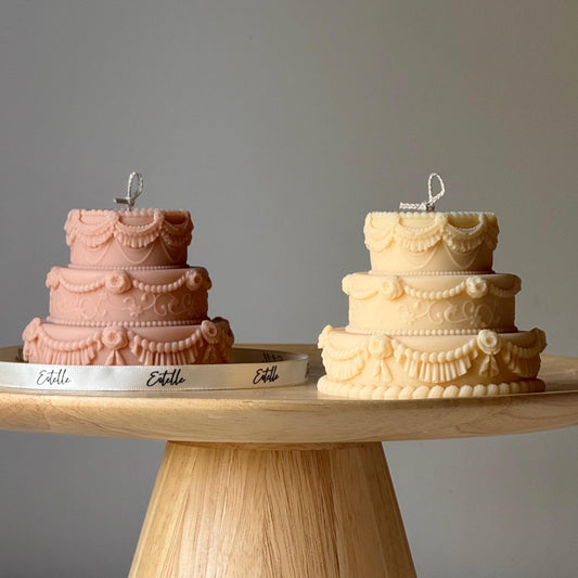 Bougie de gâteau | Décoration artisanale tendance