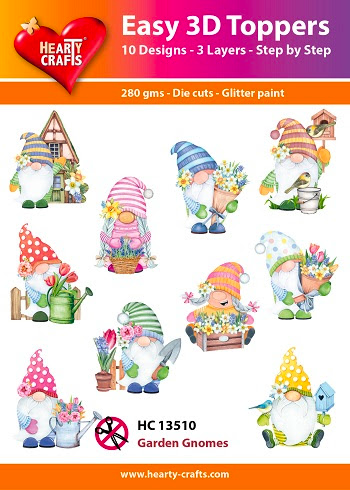 Hearty Crafts Décorations 3D Faciles - Nains de Jardin