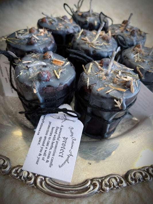 Protect Ritual Herbal Votive Candle