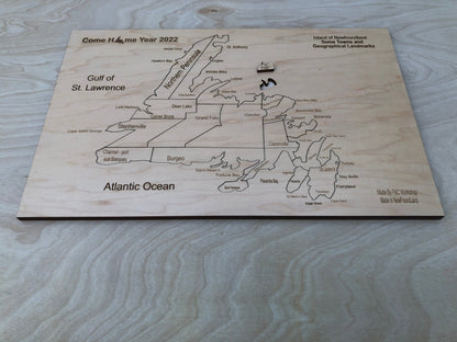 Casse-tête de la carte de Terre-Neuve