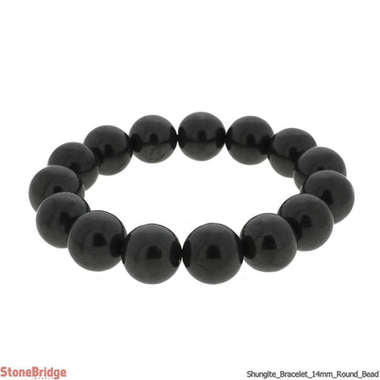 Shungite Round Bracelet - 14mm
