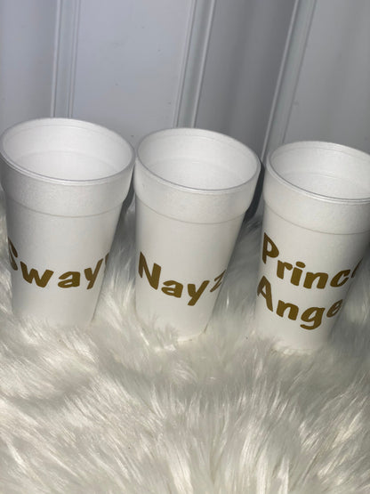 Custom Styrofoam Cups 20oz - Personalized Party Cups
