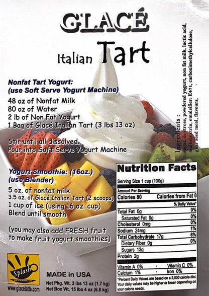 *TOP DEAL* Yogurt Bliss - Italian Style Sweet-Tart Soft Serve Frozen Yogurt Mix (aka Dream Yogurt for Sweet Tart Yogurt Lovers), 3 lbs 13 oz per bag. - Multi-Use Powdered Beverage Mix - Ships Free Within Canada on Orders Above CAD $199