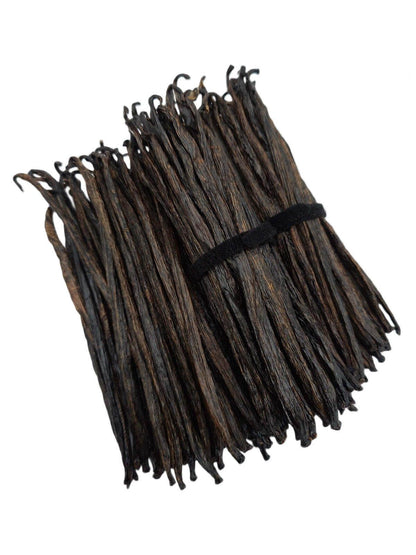 Indonesian Vanilla Beans (Sumatra) Planifolia Extract Grade-B<br>For Extract Making<br>By Pound