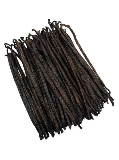 Indonesian Vanilla Beans (Sumatra) Planifolia Extract Grade-B<br>For Extract Making<br>By Pound