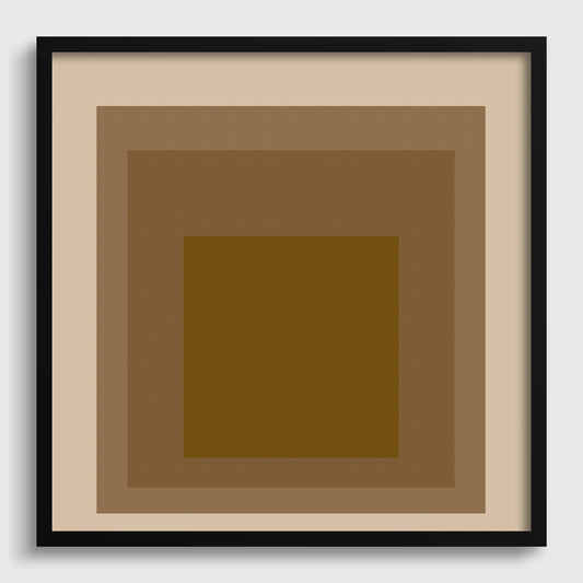 Josef Albers 'Going Dutch' Giclee Print: Mid-Century Modern Art 'Homage to the Square'