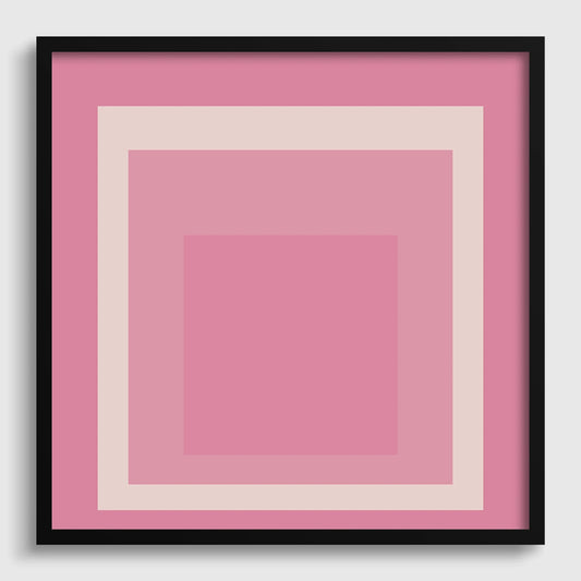 Josef Albers Inspired - Margot - 'Homage to the Square' Giclee Print: Mid-Century Modern Art