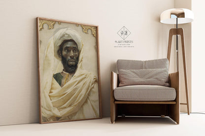 Josep Tapir√≥ Bar√≥ - Moorish Man | Famous Orientalist Art (available handframed or unframed)