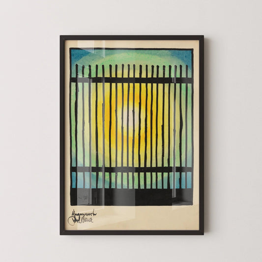 Karl Wiener - Gegenwart (The Present) | Modern Abstract Art (available handframed or unframed)