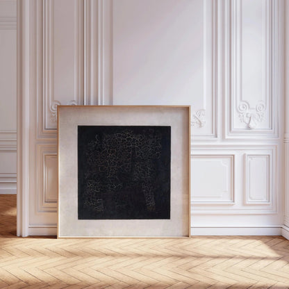 Malevich Black Square Art Print: Modern Abstract Giclee on Hahnemuhle Paper (1x1)