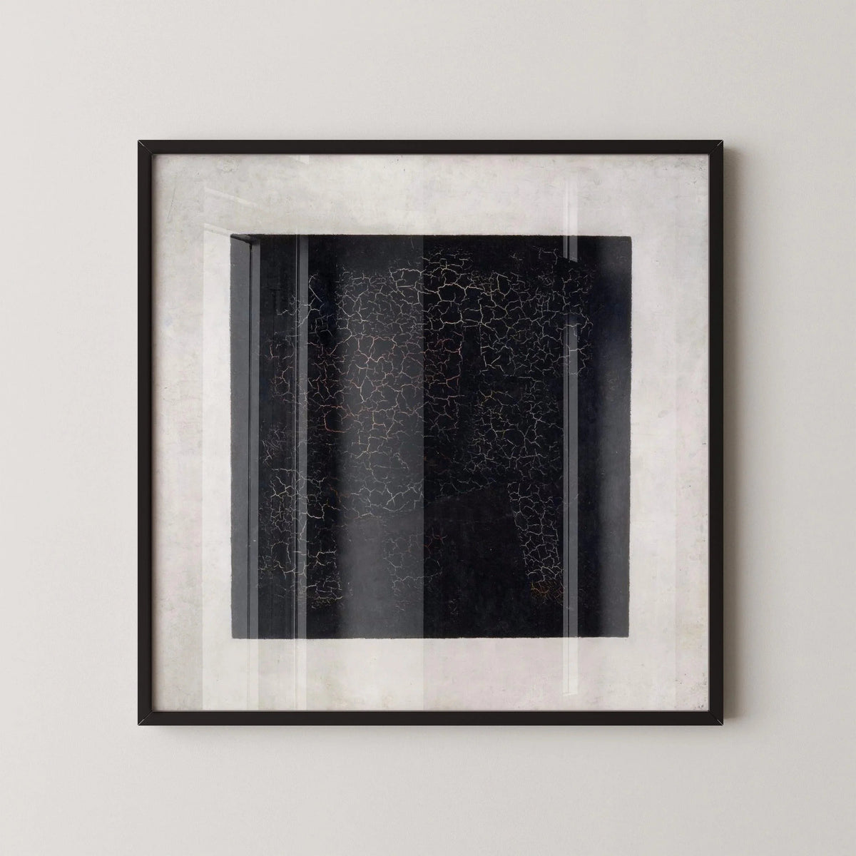 Malevich Black Square Art Print: Modern Abstract Giclee on Hahnemuhle Paper (1x1)