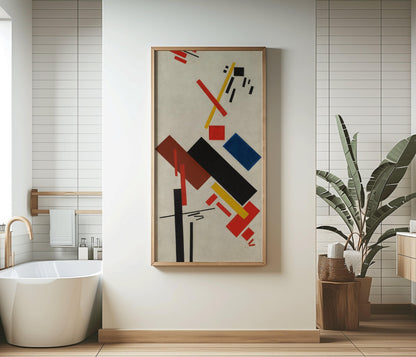 Kazimir Malevich Print: Mid-Century Modern Abstract Art Giclee
