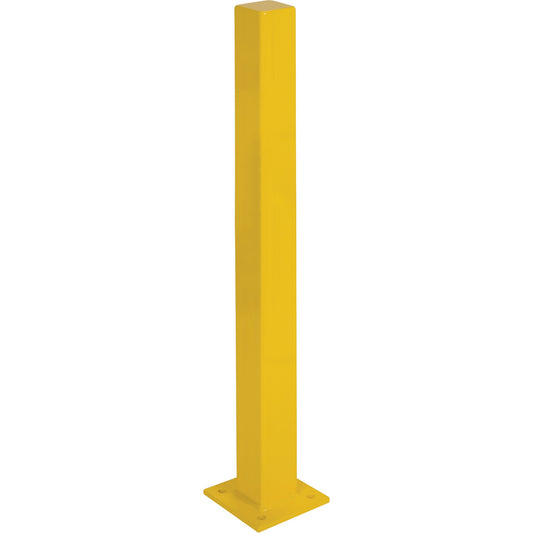 Heavy-Duty Bollards, Steel, 48" H x 4" W, Yellow