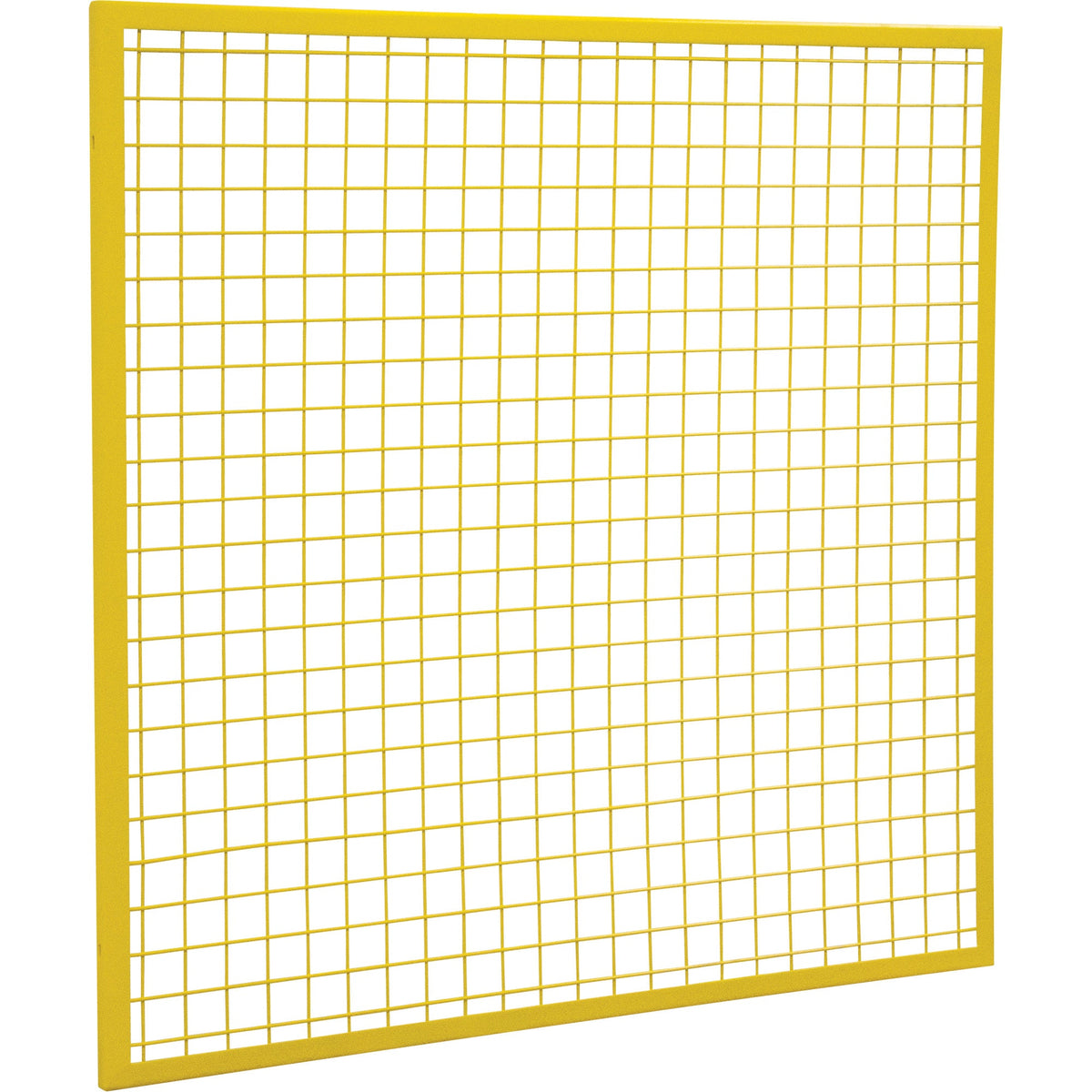 Wire Mesh Partition Components - Panels, 4' H x 4' W, Yellow