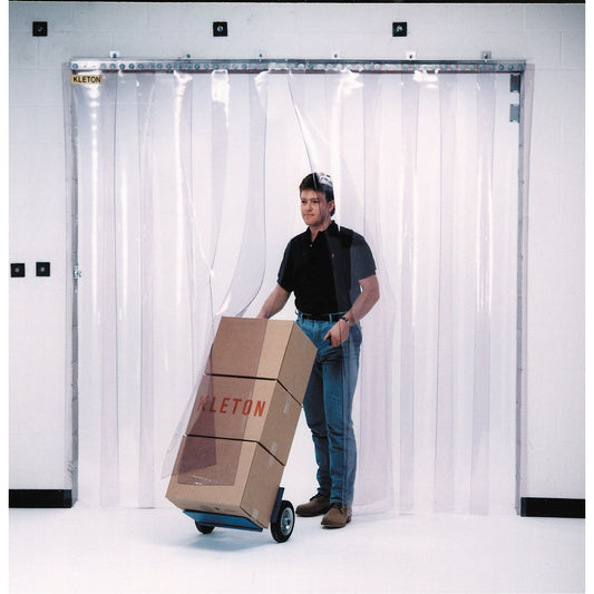 Strip Curtain Doors, 4' x 7' Door Opening, 8" Strip Width, 0.080" Strip Thickness