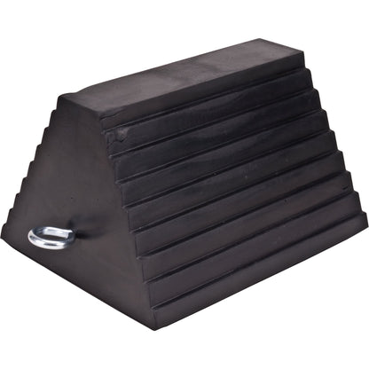 Wheel Chock, 9" x 8" x 6", Black