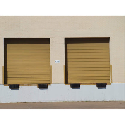 Laminated Dock Bumpers, Horizontal, Rubber, 12" W x 4" D x 10" H