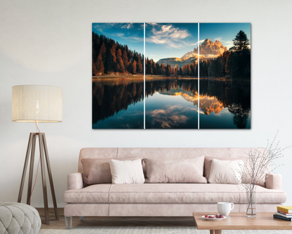 Tableaux sur toile en triptyque, 3 panneaux de 30x60 cm chacun