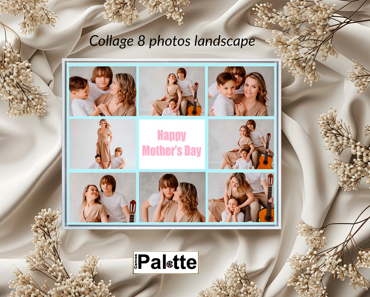 Photo sur toile collage 50x40 cm - Fête des Mères