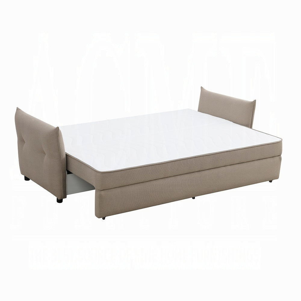 Canapé-lit convertible avec rangement Cais - Beige