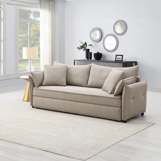 Canapé-lit convertible avec rangement Cais - Beige