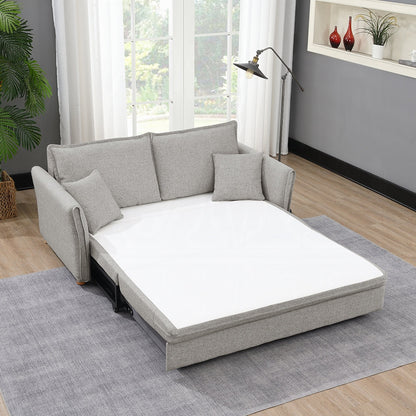 Canapé-lit avec rangement Oran (taille condo) – Gris
