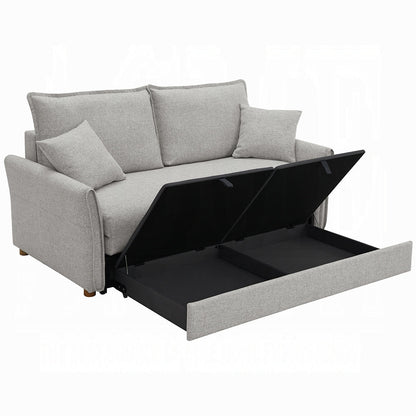 Canapé-lit avec rangement Oran (taille condo) – Gris