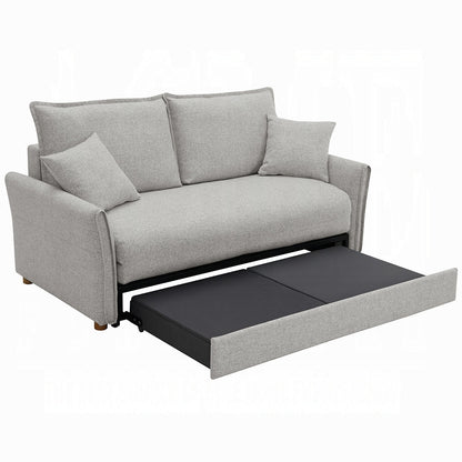 Canapé-lit avec rangement Oran (taille condo) – Gris