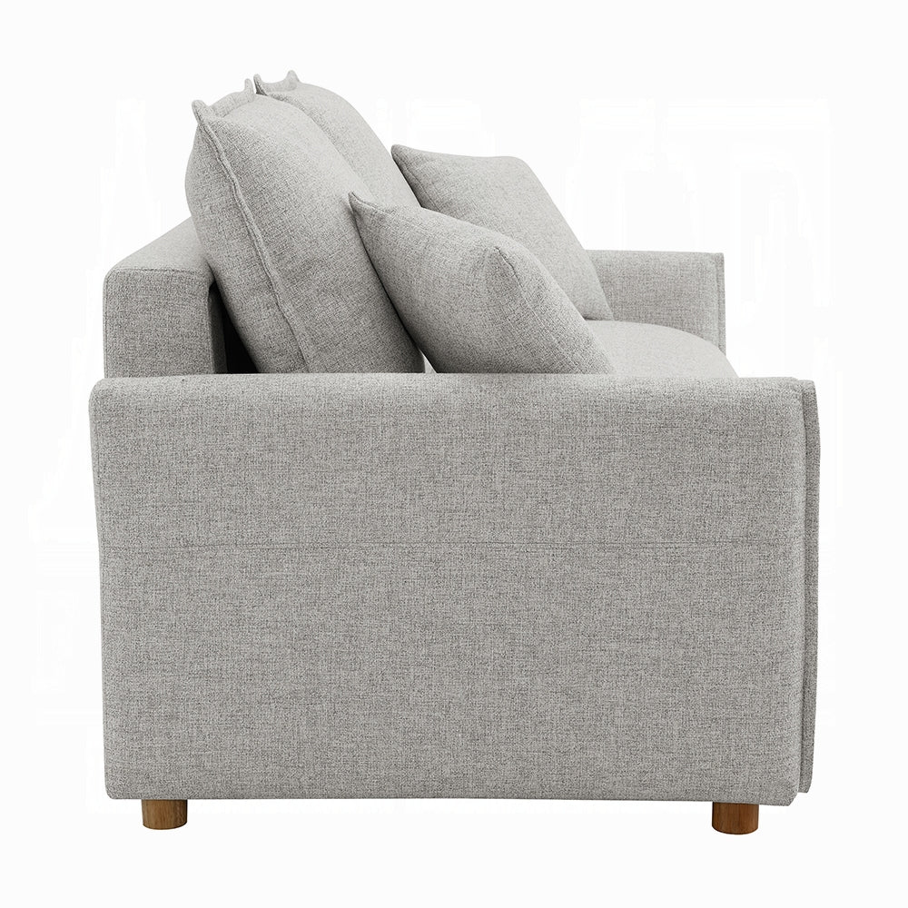 Canapé-lit avec rangement Oran (taille condo) – Gris