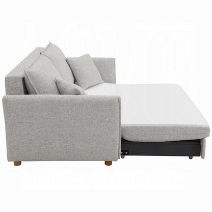 Canapé-lit avec rangement Oran (taille condo) – Gris