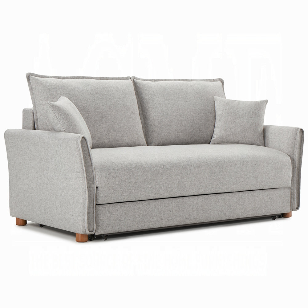 Canapé-lit avec rangement Oran (taille condo) – Gris