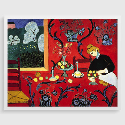 Matisse 'The Dessert: Harmony in Red' Fine Art Print